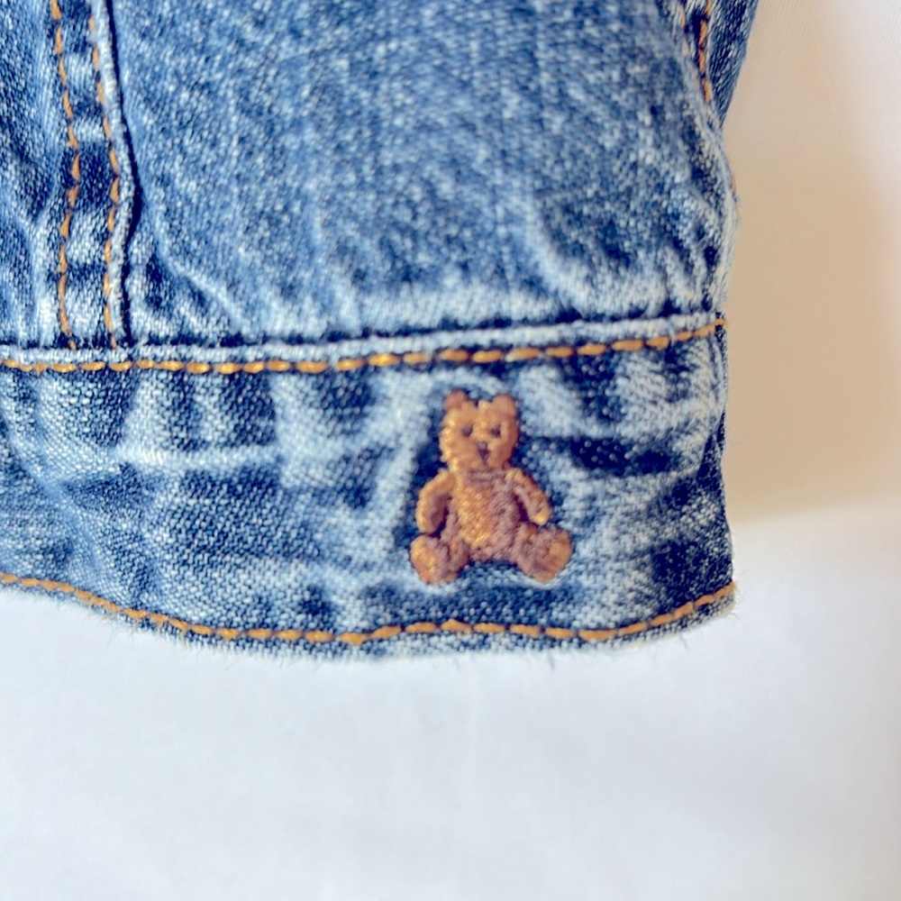 VINTAGE 2003 LIKE NEW !! BABY GAP INFANT DENIM JACKET 18-24 MONTHS - Picture 7 of 11